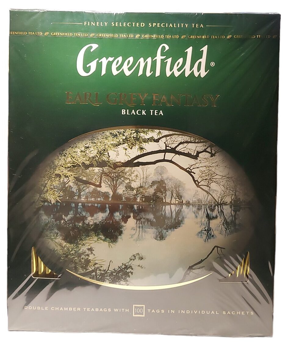 Greenfield Earl Grey Fantasy Black Tea melnā tēja ar bergamota aromātu ...