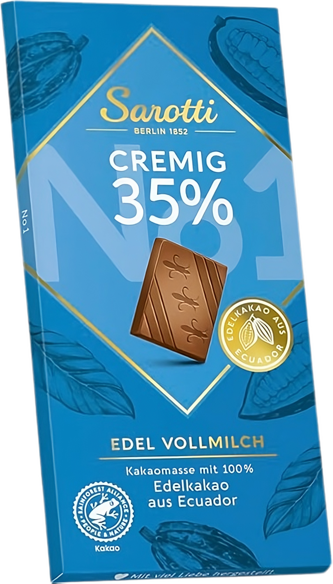 Sarotti Cremig 35% pieninis šokoladas 80 g