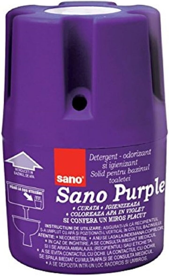 Sano Purple tualetes tvertnes bloks 150 g