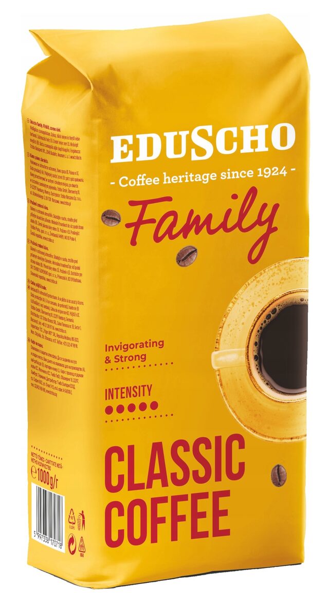 Eduscho Family Classic Coffee kafijas pupiņas 1 kg