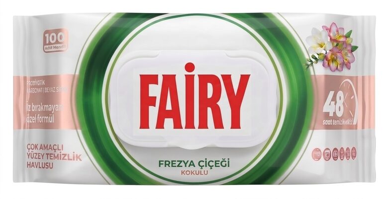 Fairy Freesia (pink gold) universaalsed niisked pinnapuhastuslapid (100 tk)