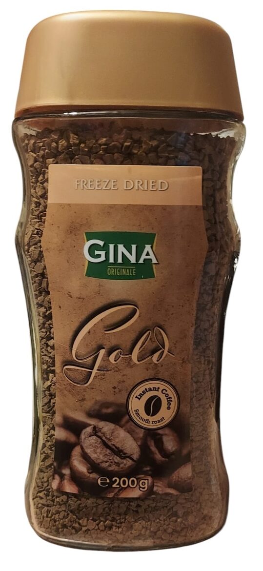 Gina Gold šķīstošā kafija 200 g
