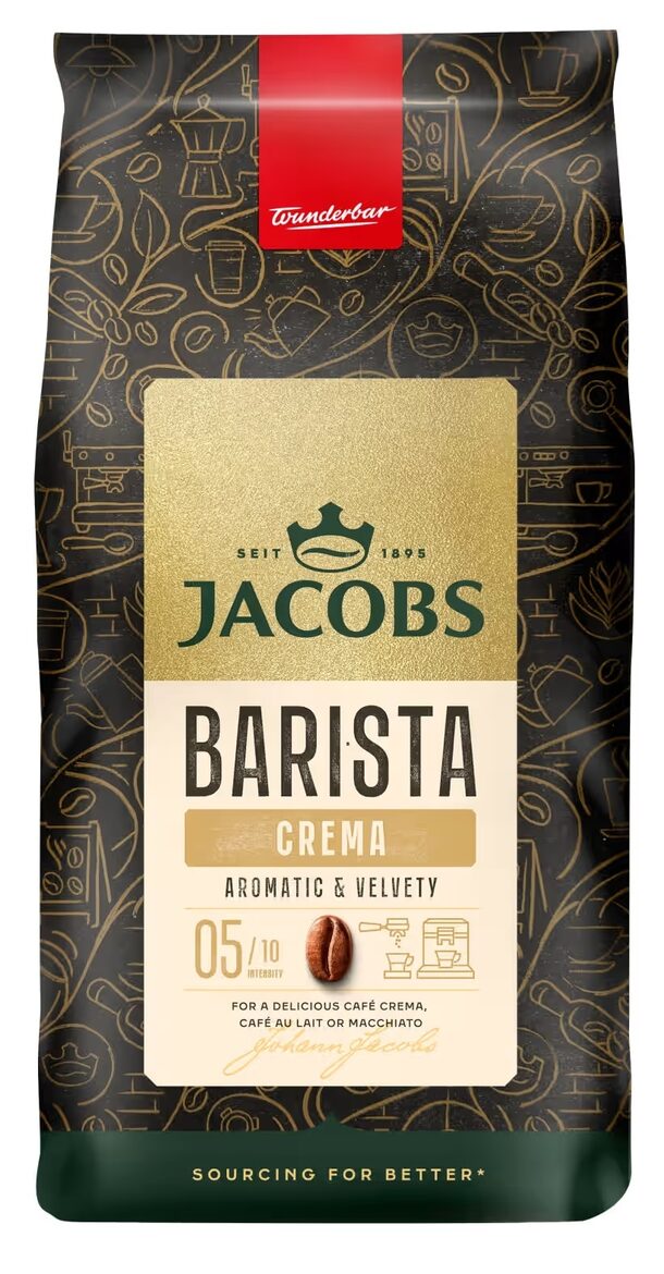 Jacobs Barista Editions Crema kafijas pupiņas 1 kg