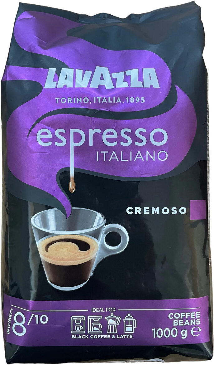 Lavazza Espresso Italiano Cremoso kafijas pupiņas 1 kg