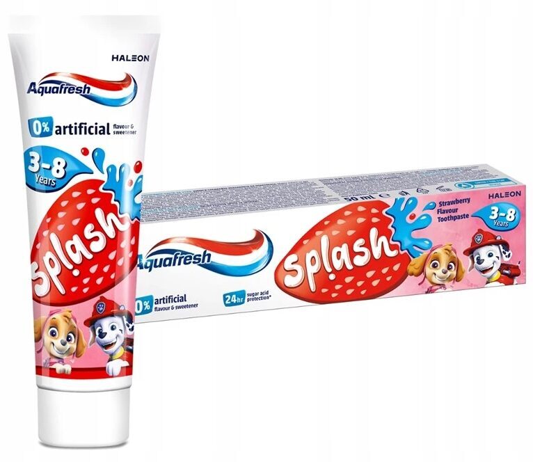 Aquafresh Splash зубная паста для детей 3–8 лет 50 мл