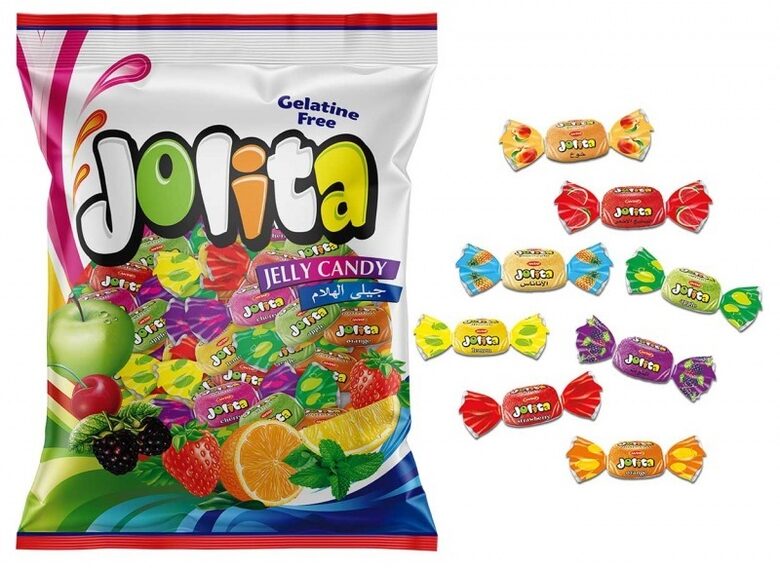 Antat Jolita Mix košļājamās konfektes ar 8 veidu pildījumiem 1 kg 