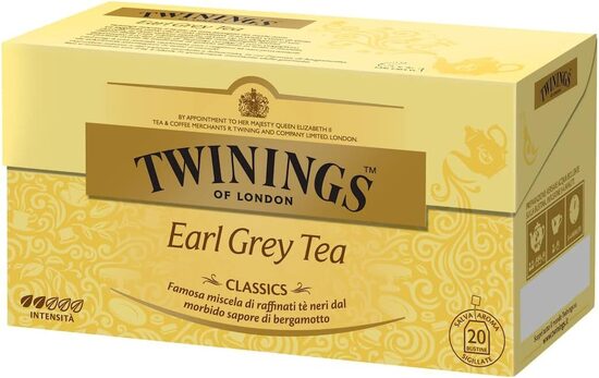 Twinings The Earl Grey Tea juodoji arbata su bergamote maišeliuose 40 g (20 vnt.)