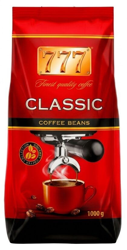 777 Classic kafijas pupiņas 1 kg