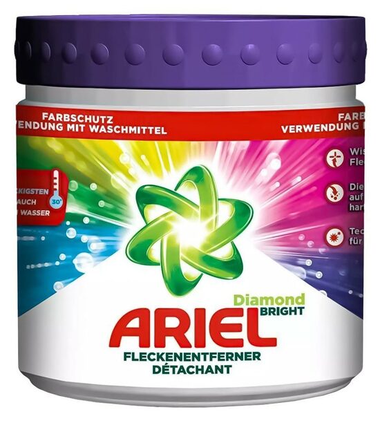 Ariel Diamond Bright Stain Remover Color plekieemalduspulber värvilisele pesule 500 g