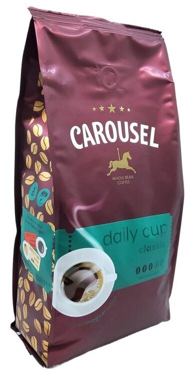 Carousel Daily Cup Classic kafijas pupiņas 1 kg