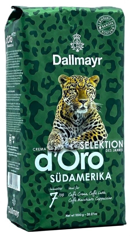 Dallmayr Selektion Crema d'Oro Südamerika kohvioad 1 kg