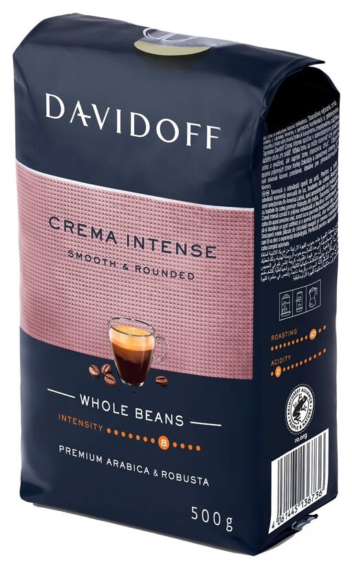 Davidoff Crema Intense kafijas pupiņas 500 g