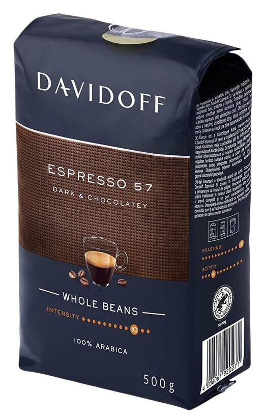 Davidoff Espresso 57 kafijas pupiņas 500 g