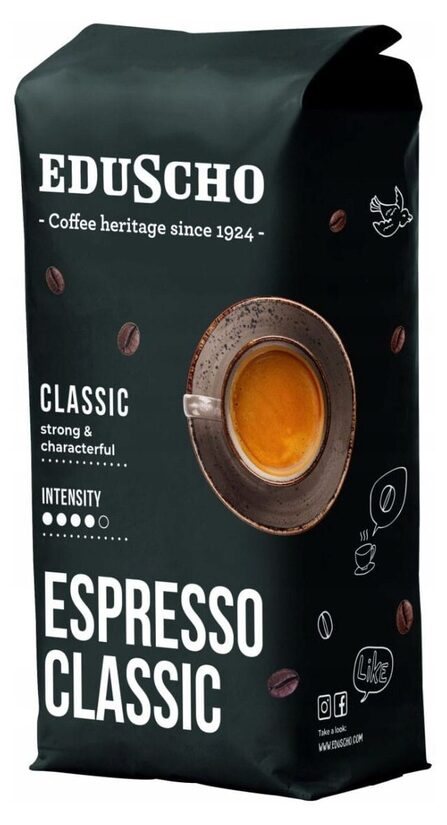 Eduscho Espresso Classic kafijas pupiņas 1 kg