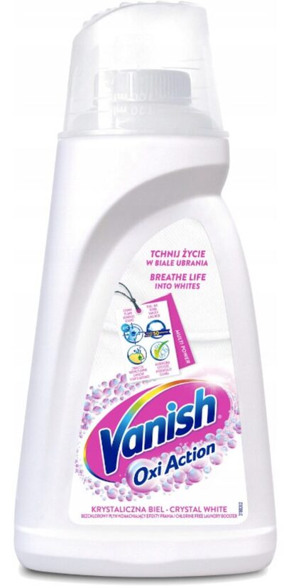 Vanish Oxi Action White dėmių valiklis baltiems audiniams 1 l