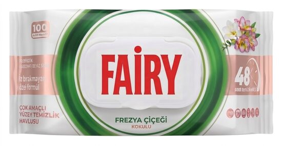 Fairy Freesia (pink gold) universaalsed niisked pinnapuhastuslapid (100 tk)