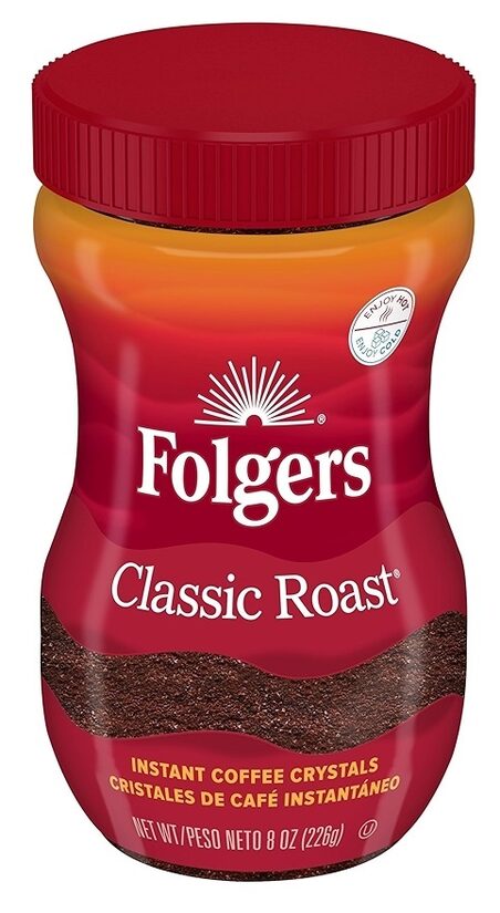 Folgers Classic Roast lahustuv kohv 226 g
