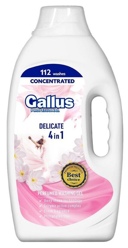 Gallus Professional Delicate 4in1 skalbimo gelis 4.05 l
