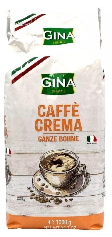 Gina Caffè Crema kafijas pupiņas 1 kg