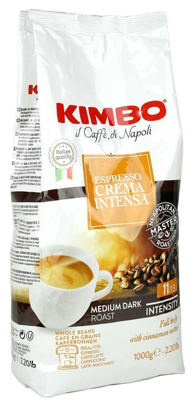 Kimbo Espresso Crema Intensa kafijas pupiņas 1 kg
