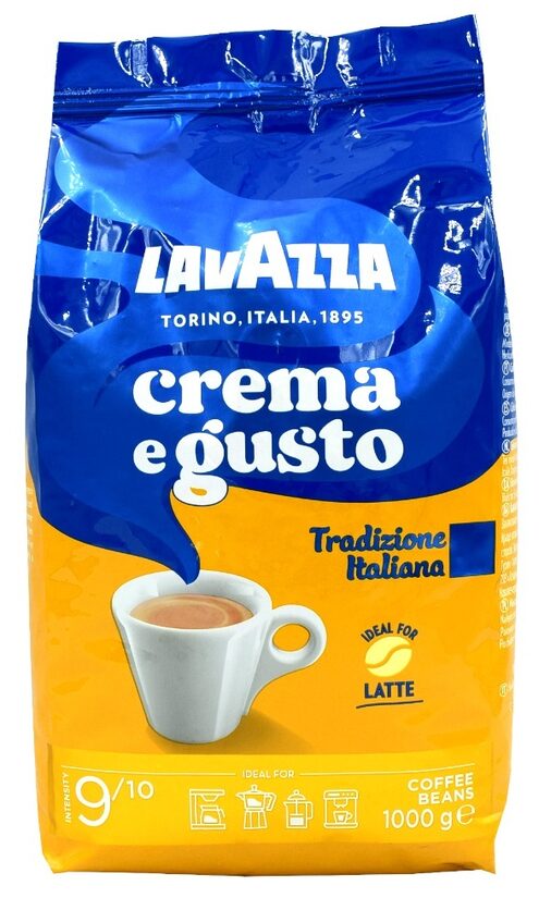 Lavazza Crema e Gusto Tradizione Italiana kafijas pupiņas 1 kg