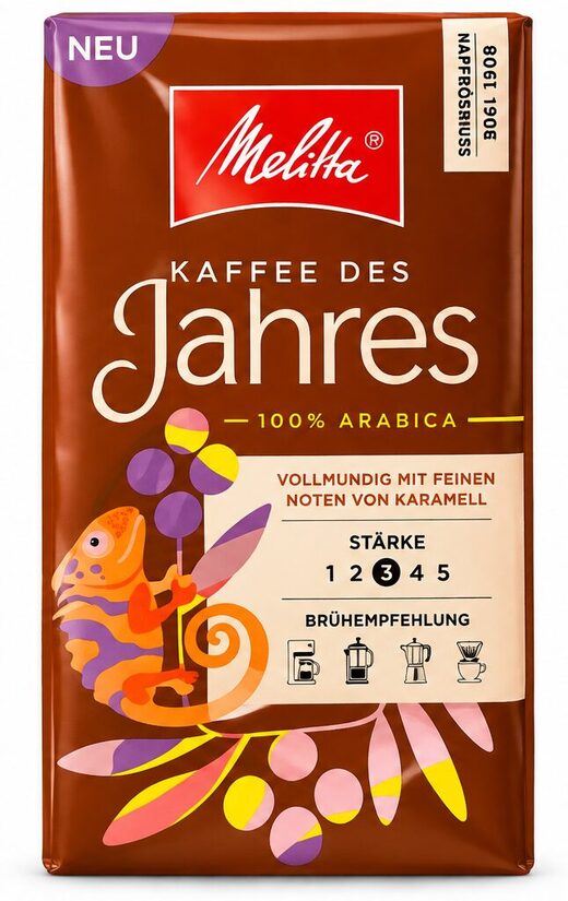 Melitta Kaffee des Jahres 2026 maltā kafija 500 g