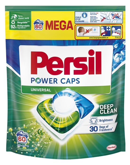 Persil Power Caps Universal kapslid riiete pesemiseks 60 tk.