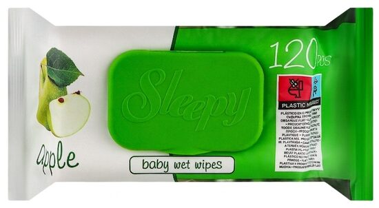 Sleepy Apple влажные салфетки для тела (120 шт.)