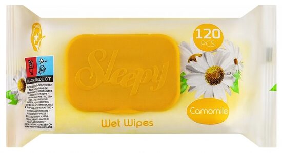 Sleepy Camomile влажные салфетки для тела (120 шт.)