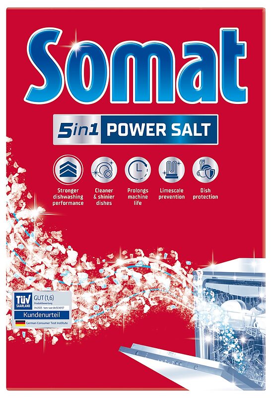 Somat 5in1 Power Salt sāls trauku mazgājamām mašīnām 1.5 kg