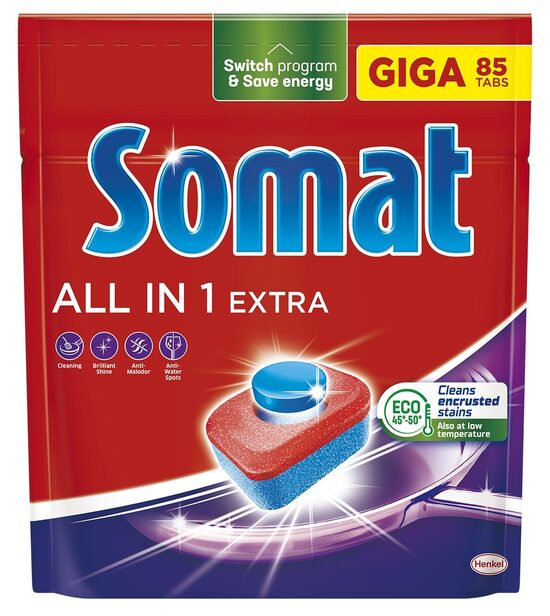 Somat All In 1 Extra nõudepesumasina tabletid 85 tk.