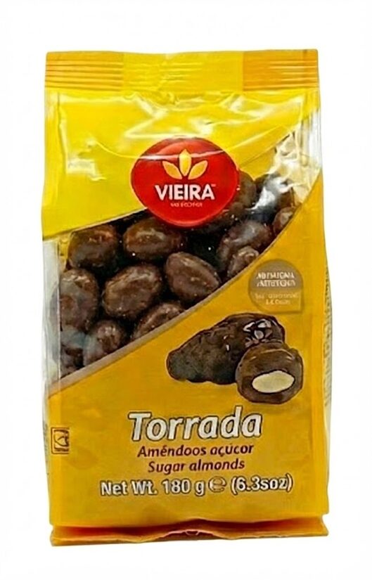 Vieira Torrada Mandeles cukura un šokolādes glazūrā 180 g