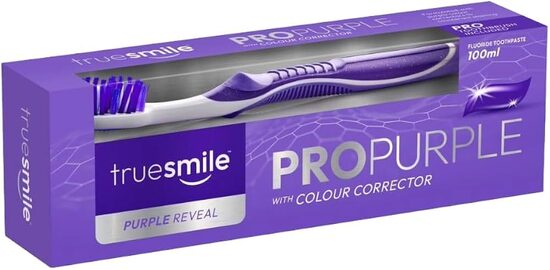 True Smile Purple Reveal hambapasta hambaharjaga 100 ml 