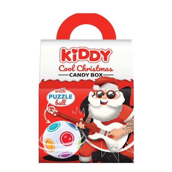 Kiddy Cool Christmas Candy Box набор сладостей с шаром-пазлом 300 г