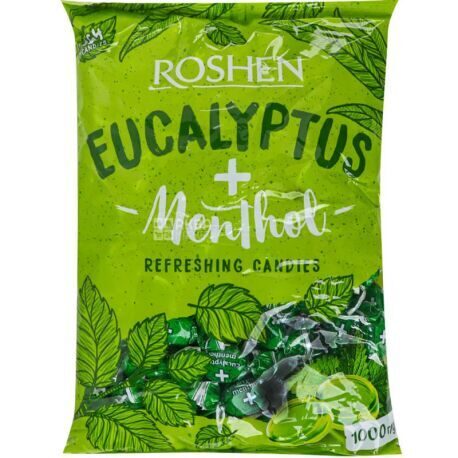 Roshen Eucalyptus Menthol ledenes ar piparmētru garšu 1 kg