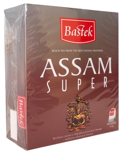 Bastek Assams Super juodoji arbata maišeliuose 200 g (100 vnt.)