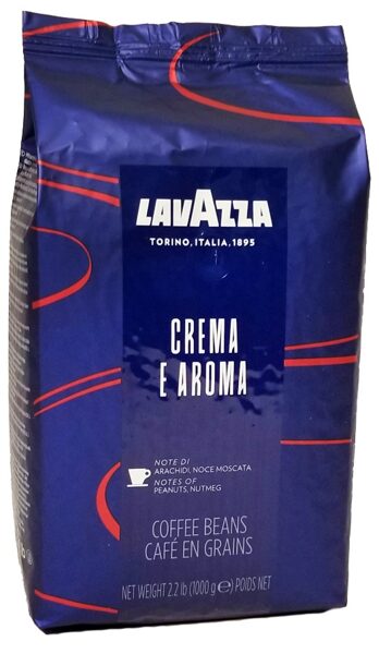 Lavazza Crema e Aroma Espresso (Blue) kafijas pupiņas 1 kg