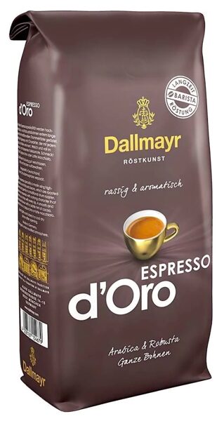 Dallmayr Espresso d'Oro kafijas pupiņas 1 kg