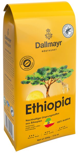 Dallmayr Ethiopia кофе в зернах 500 г
