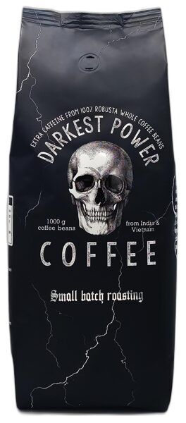 Darkest Power Coffee kafijas pupiņas 1 kg