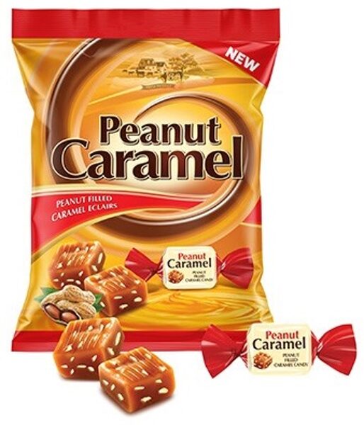 Eletat Peanut Caramel karameles ar zemesriekstiem 400 g