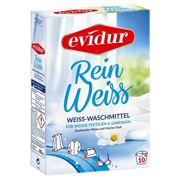 Evidur Rein Weiss порошок для стирки белого белья 600 г