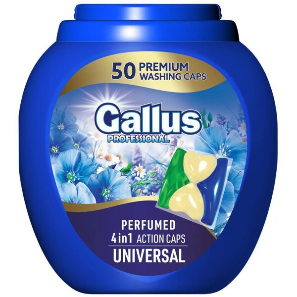 Gallus Professional Perfumed 4in1 Universal kapsulės drabužiams skalbti 50 vnt.