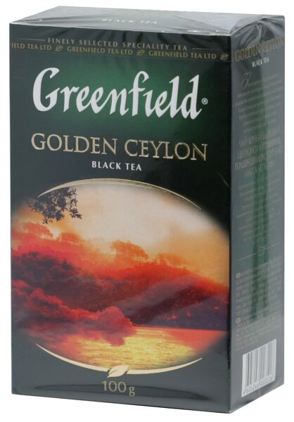 Greenfield Golden Ceylon Black Tea Ceilono birių lapų juodoji arbata 100 g