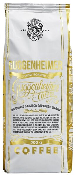 Guggenheimer Coffee Gourmet Arabica kafijas pupiņas 500 g