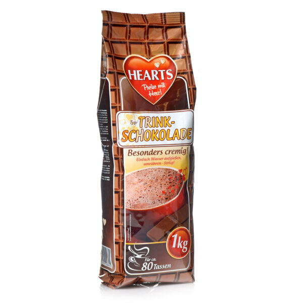 Hearts Trinkschokolade šķīstošais šokolādes dzēriens 1 kg