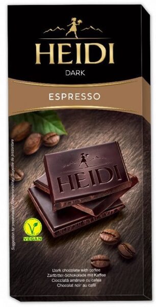 Heidi Dark Espresso juodasis šokoladas su kava 80 g