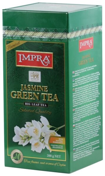 Impra Jasmine Green Tea Flavoured biri žalioji arbata su jazminu 200 g