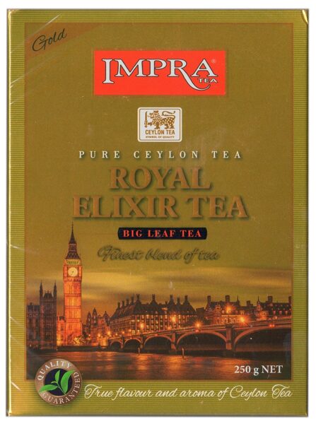 Impra Royal Elixir Tea Gold beramā lielo lapu melnā tēja 250 g