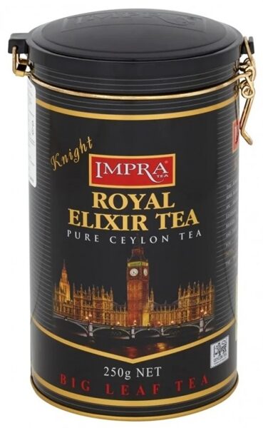 Impra Royal Elixir Tea Knight juodoji arbata su bergamote 250 g